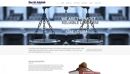 Dar Al Adalah Web Design